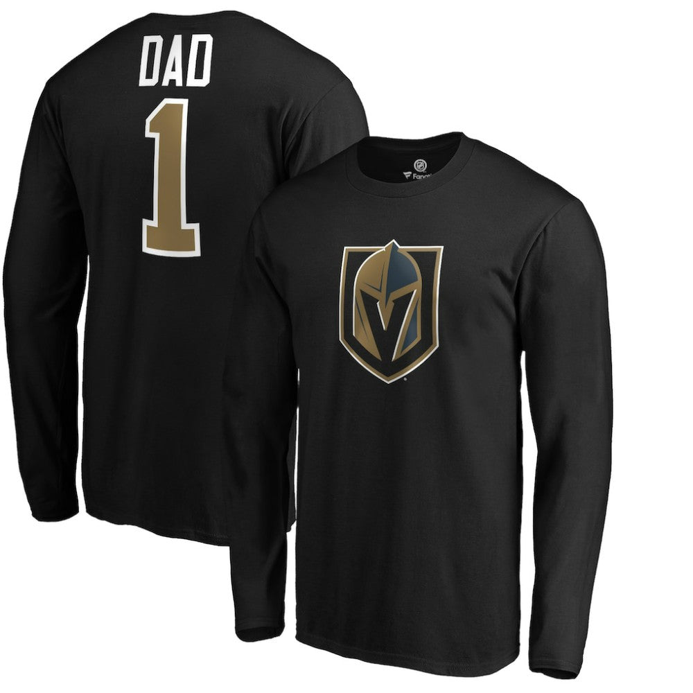 Vegas Golden Knights #1 Dad Long Sleeve T-Shirt Discount