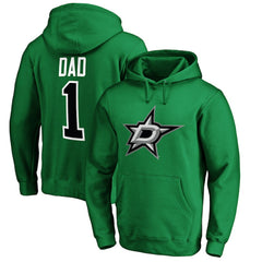 Dallas Stars #1 Dad Pullover Hoodie Outlet