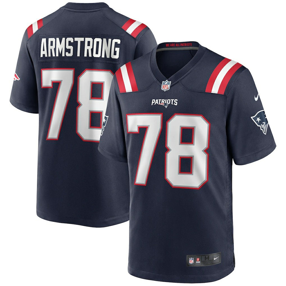 New England Patriots Nike Bruce Armstrong  Game Retired Player Jersey