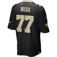 New Orleans Saints Nike Carl Nicks  Game Retired Player Jersey