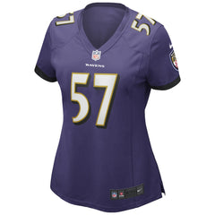 Baltimore Ravens Nike Bart Scott  Women's Game Retired Player Jersey