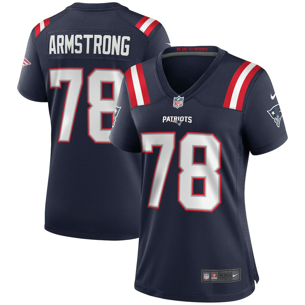 New England Patriots Nike Bruce Armstrong  Women's Game Retired Player Jersey