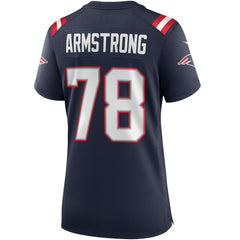 New England Patriots Nike Bruce Armstrong  Women's Game Retired Player Jersey