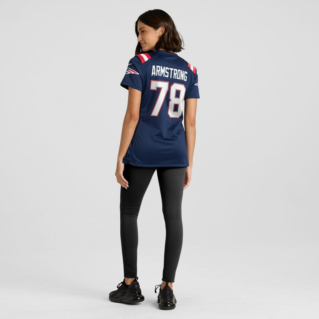 New England Patriots Nike Bruce Armstrong  Women's Game Retired Player Jersey