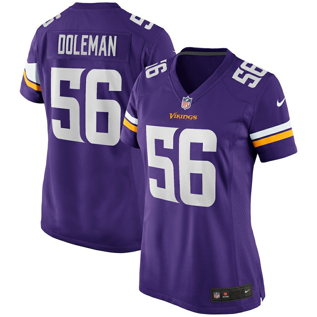 Minnesota Vikings Nike Chris Doleman  Women's Game Retired Player Jersey