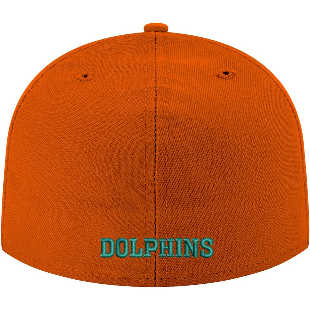 Miami Dolphins New Era Omaha Throwback 59FIFTY Fitted Hat