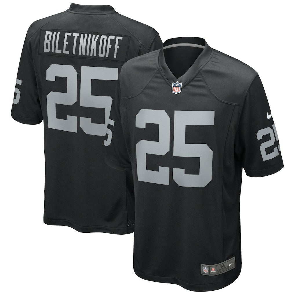 Las Vegas Raiders Nike Fred Biletnikoff  Game Retired Player Jersey