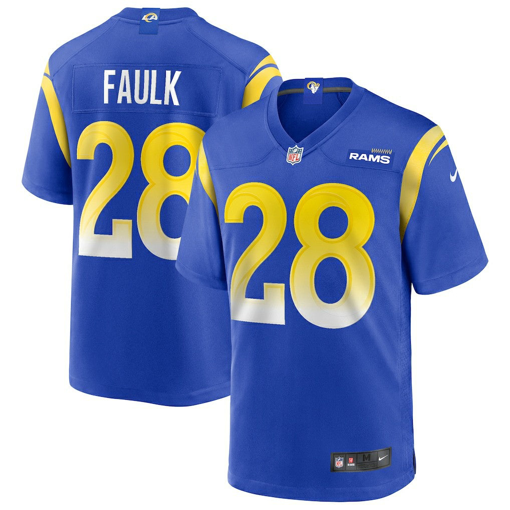 Los Angeles Rams Nike Marshall Faulk  Game Retired Player Jersey