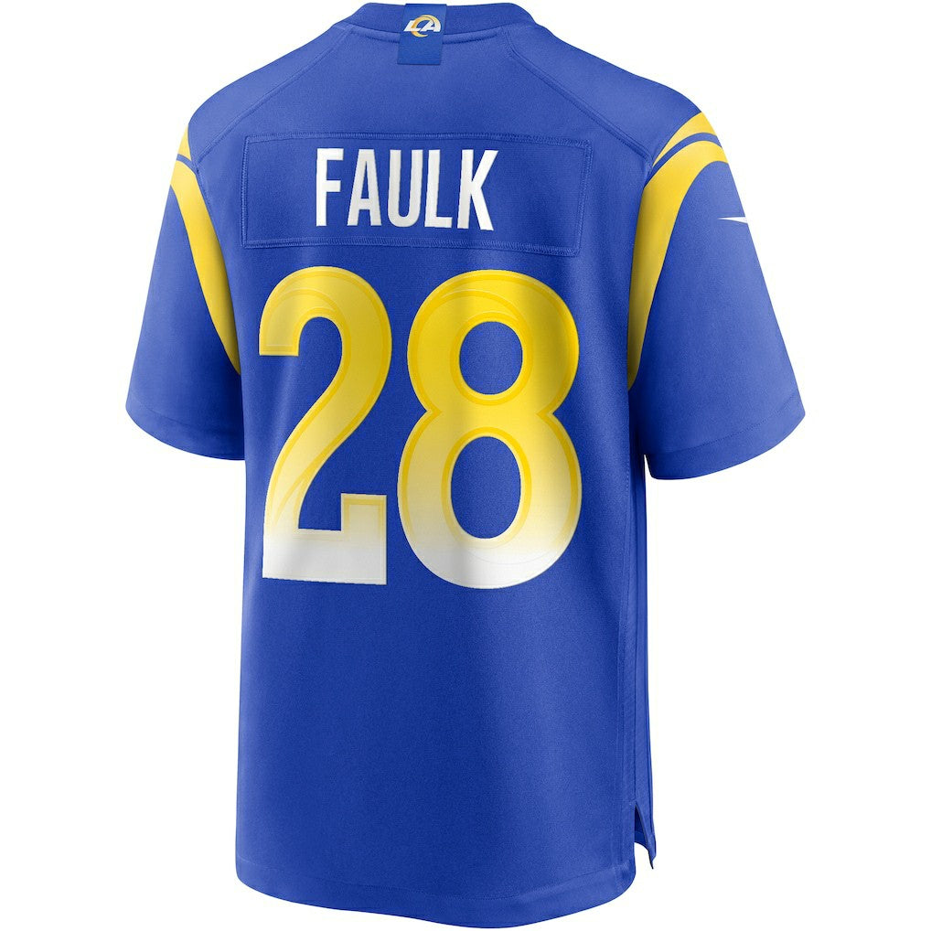 Los Angeles Rams Nike Marshall Faulk  Game Retired Player Jersey