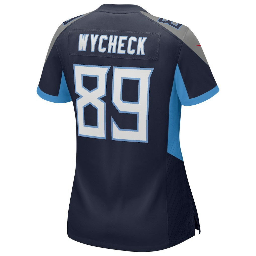 Tennessee Titans Nike Frank Wycheck  Women's Game Retired Player Jersey