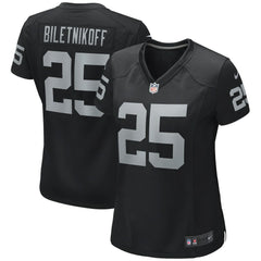 Las Vegas Raiders Nike Fred Biletnikoff  Women's Game Retired Player Jersey