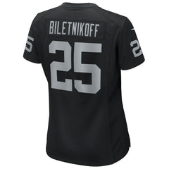 Las Vegas Raiders Nike Fred Biletnikoff  Women's Game Retired Player Jersey