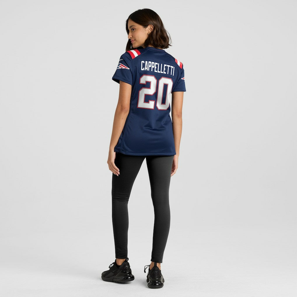New England Patriots Nike Gino Cappelletti  Women's Game Retired Player Jersey
