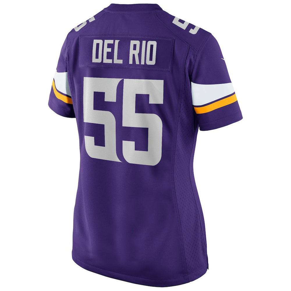Minnesota Vikings Nike Jack Del Rio  Women's Game Retired Player Jersey