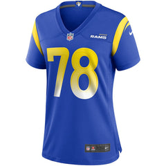 Los Angeles Rams Nike Jackie Slater  Women's Game Retired Player Jersey
