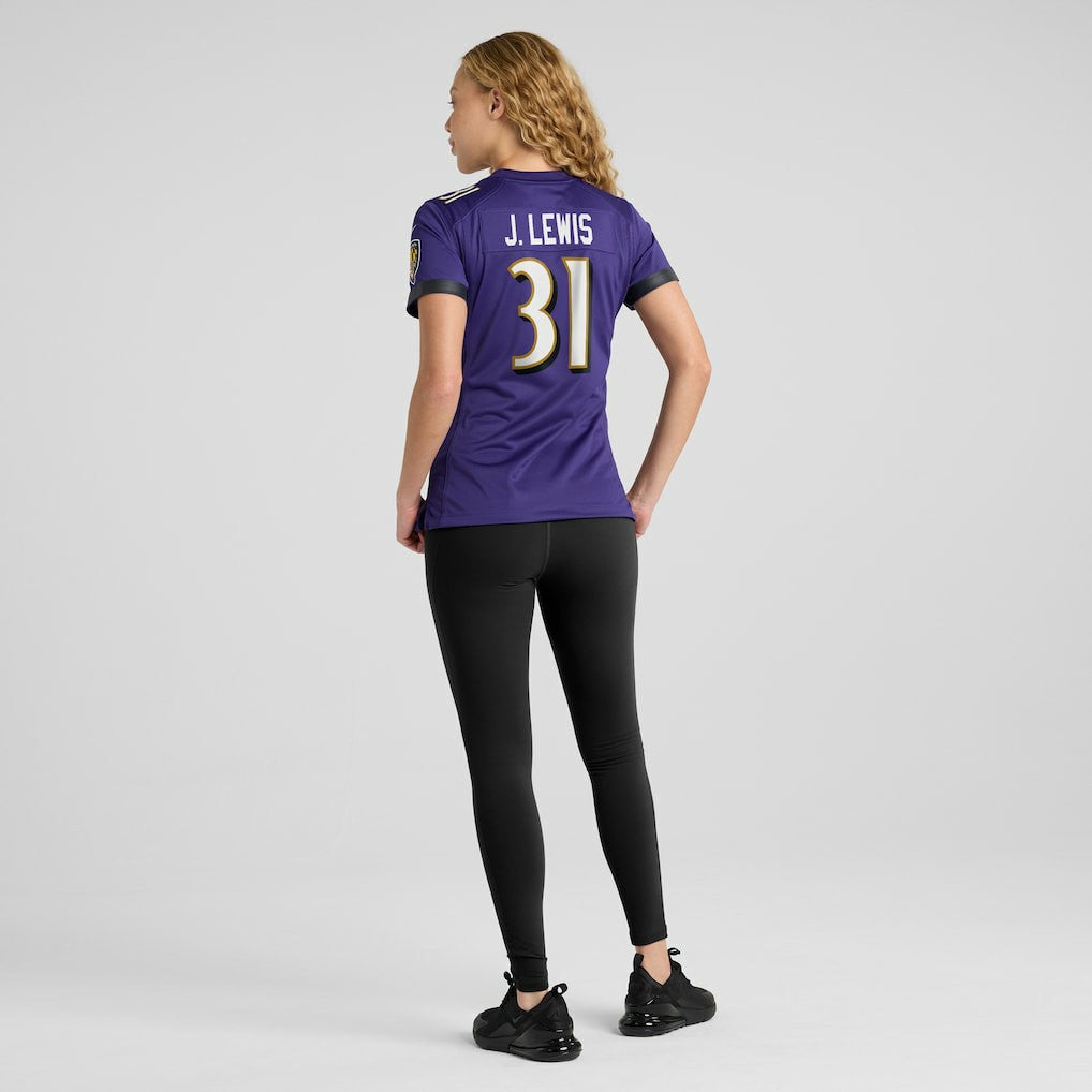 Baltimore Ravens Nike Jamal Lewis  Women's Game Retired Player Jersey