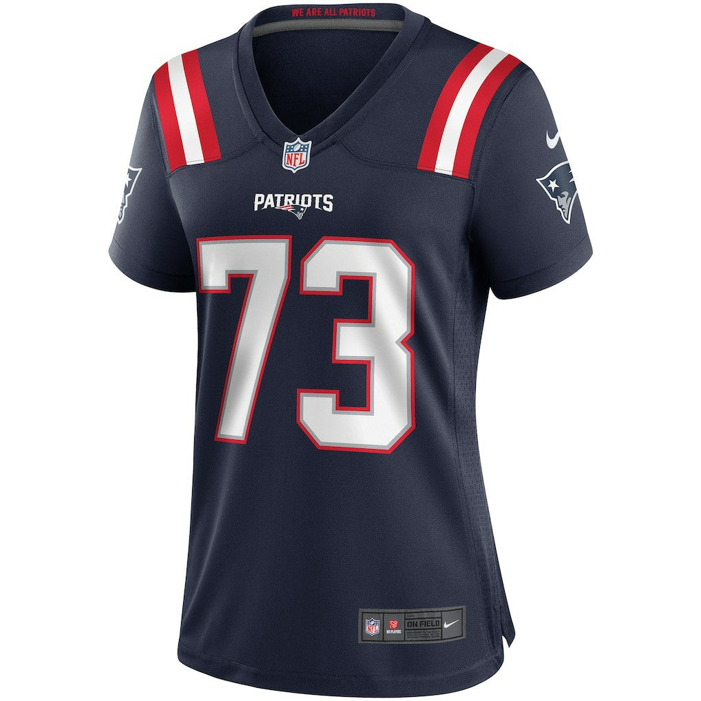 New England Patriots Nike John Hannah  Women's Game Retired Player Jersey