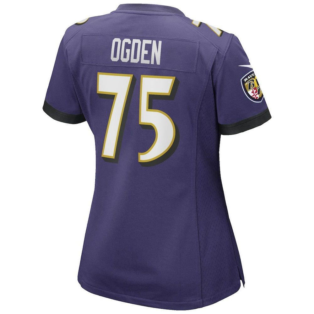 Baltimore Ravens Nike Jonathan Ogden  Women's Game Retired Player Jersey
