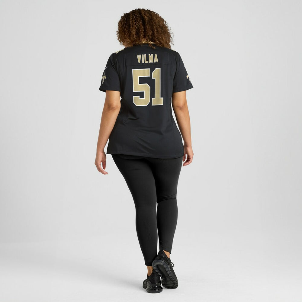 New Orleans Saints Nike Jonathan Vilma  Women's Game Retired Player Jersey