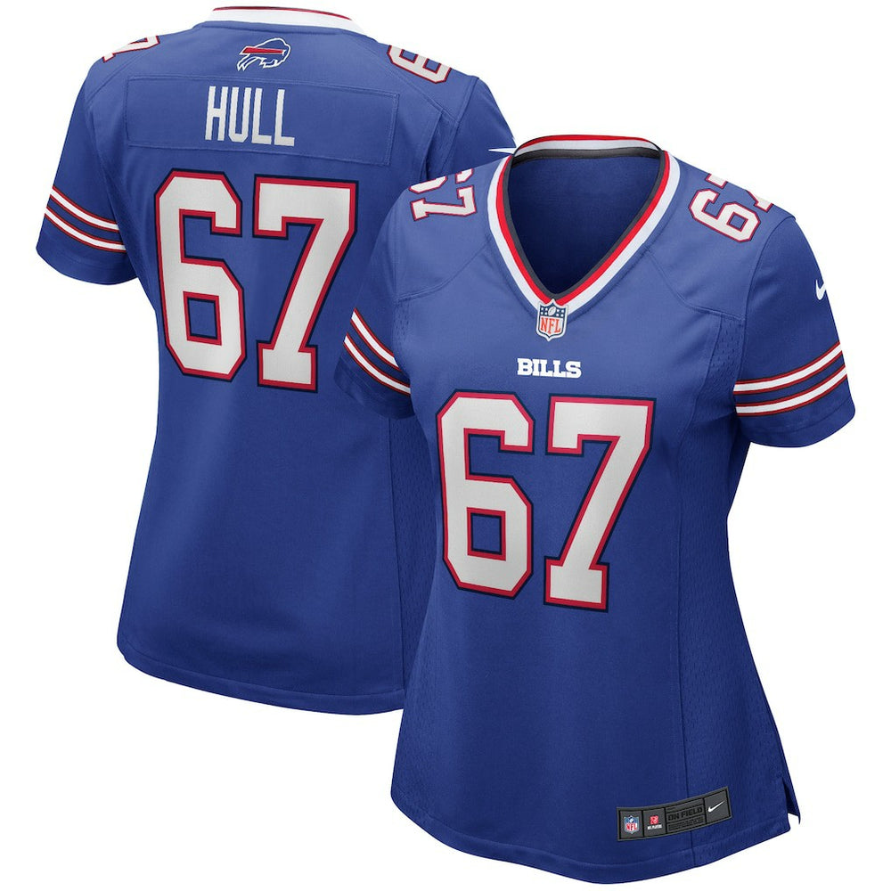 Buffalo Bills Nike Kent Hull  Women's Game Retired Player Jersey