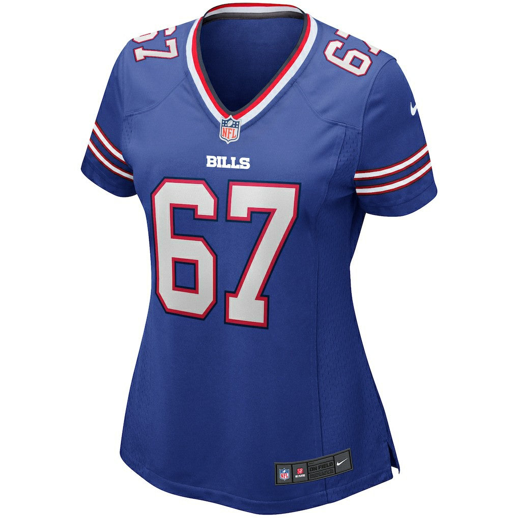 Buffalo Bills Nike Kent Hull  Women's Game Retired Player Jersey