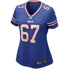 Buffalo Bills Nike Kent Hull  Women's Game Retired Player Jersey