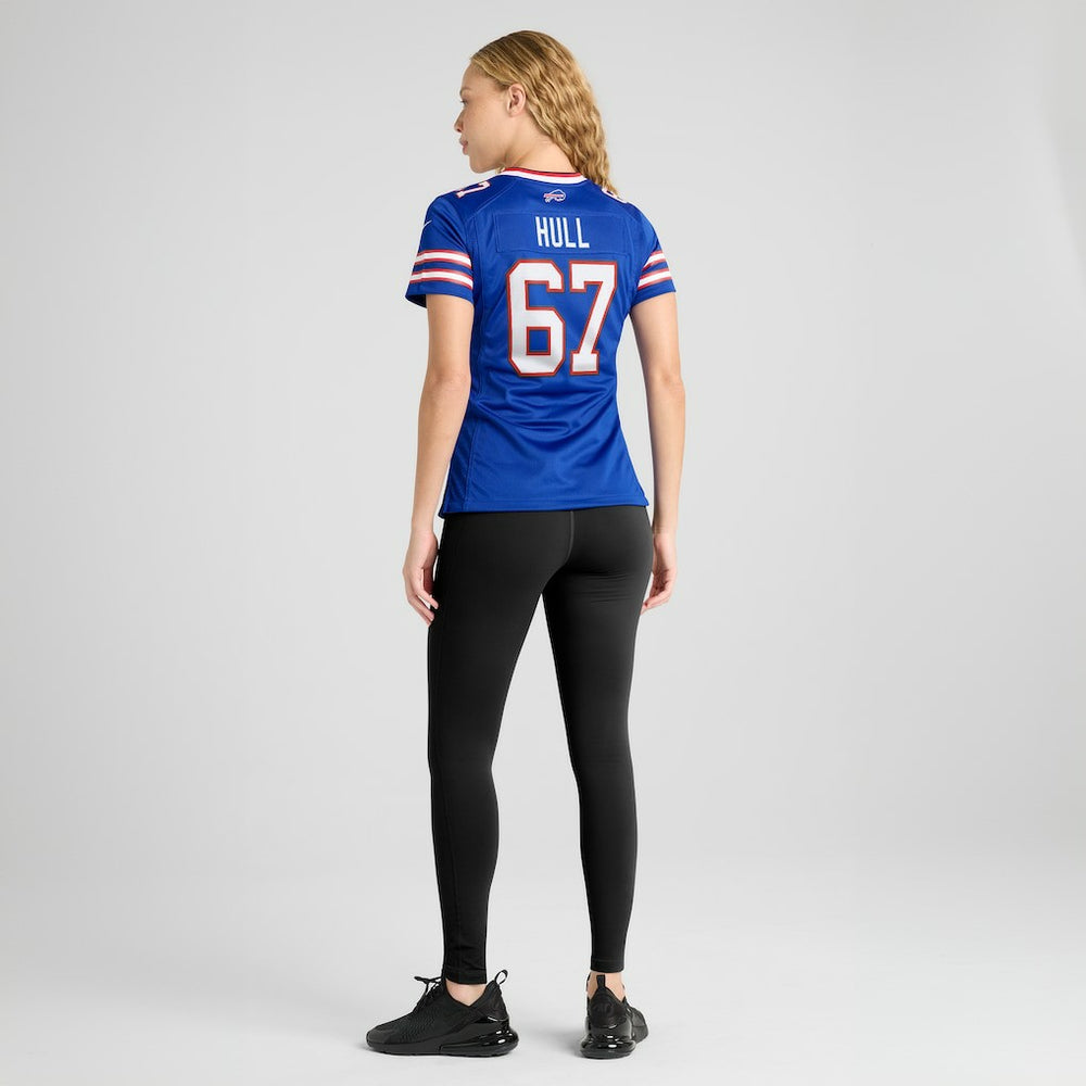 Buffalo Bills Nike Kent Hull  Women's Game Retired Player Jersey