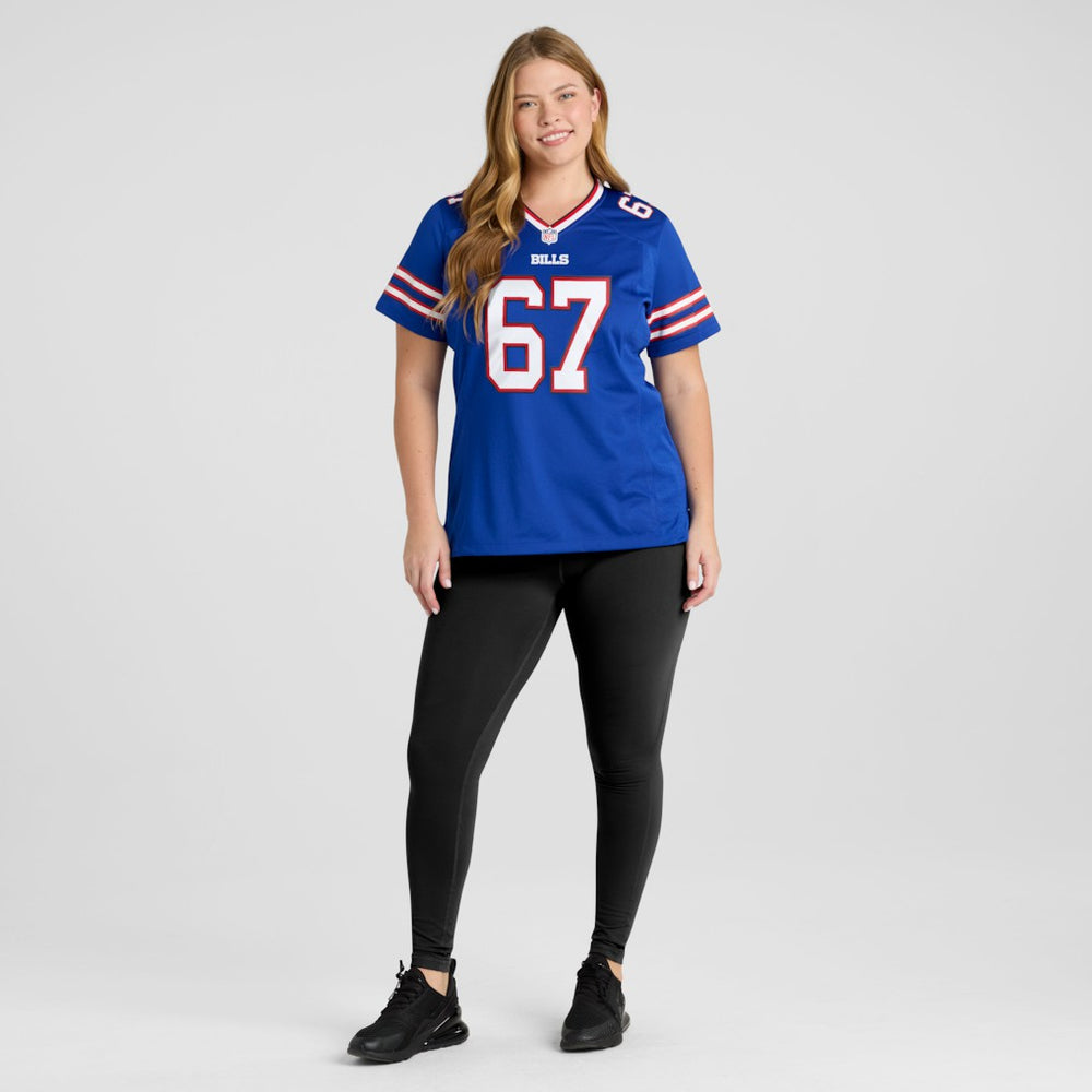 Buffalo Bills Nike Kent Hull  Women's Game Retired Player Jersey