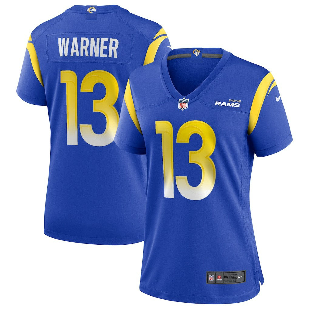 Los Angeles Rams Nike Kurt Warner  Women's Game Retired Player Jersey