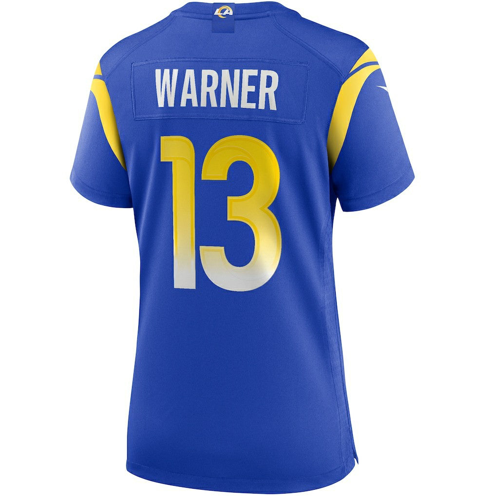 Los Angeles Rams Nike Kurt Warner  Women's Game Retired Player Jersey