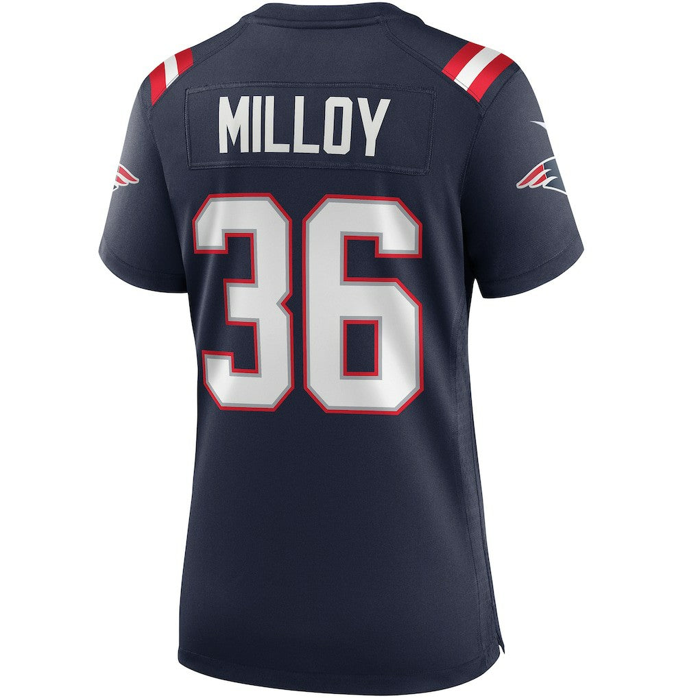 New England Patriots Nike Lawyer Milloy  Women's Game Retired Player Jersey