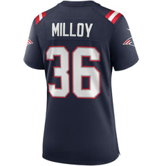 New England Patriots Nike Lawyer Milloy  Women's Game Retired Player Jersey