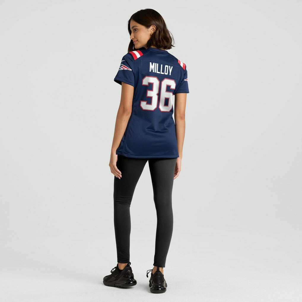 New England Patriots Nike Lawyer Milloy  Women's Game Retired Player Jersey
