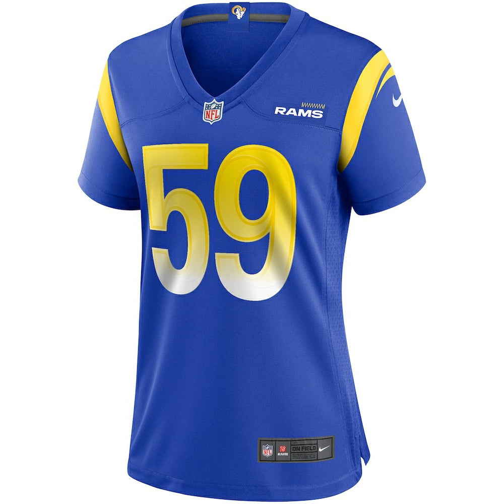 Los Angeles Rams Nike London Fletcher  Women's Game Retired Player Jersey