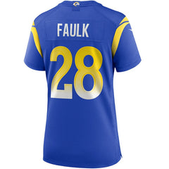 Los Angeles Rams Nike Marshall Faulk  Women's Game Retired Player Jersey