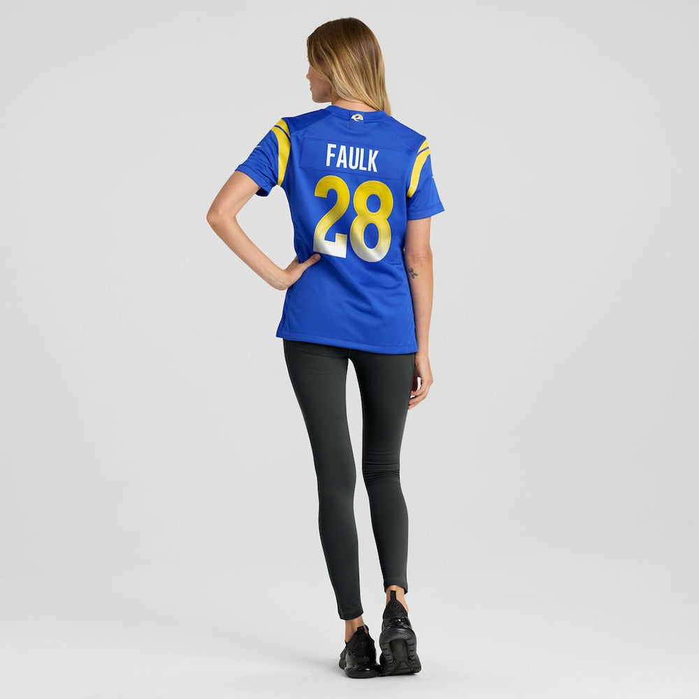 Los Angeles Rams Nike Marshall Faulk  Women's Game Retired Player Jersey