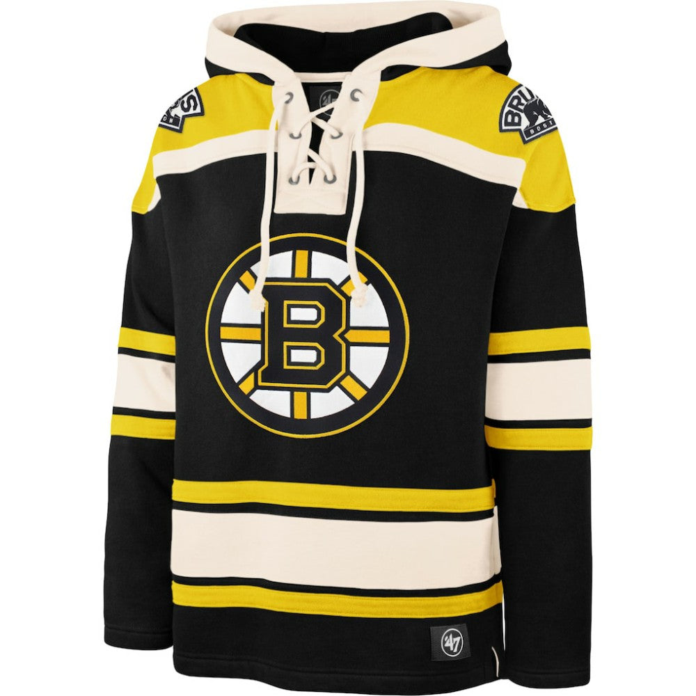 Boston Bruins '47 Superior Lacer Hoodie On Sale