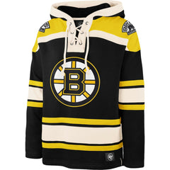 Boston Bruins '47 Superior Lacer Hoodie On Sale