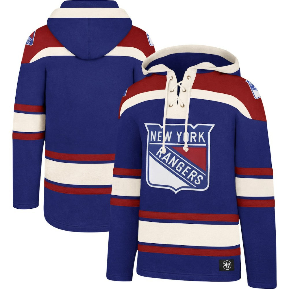New York Rangers '47 Superior Lacer Hoodie For Sale