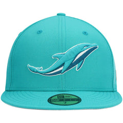 Miami Dolphins New Era Omaha 59FIFTY Fitted Hat
