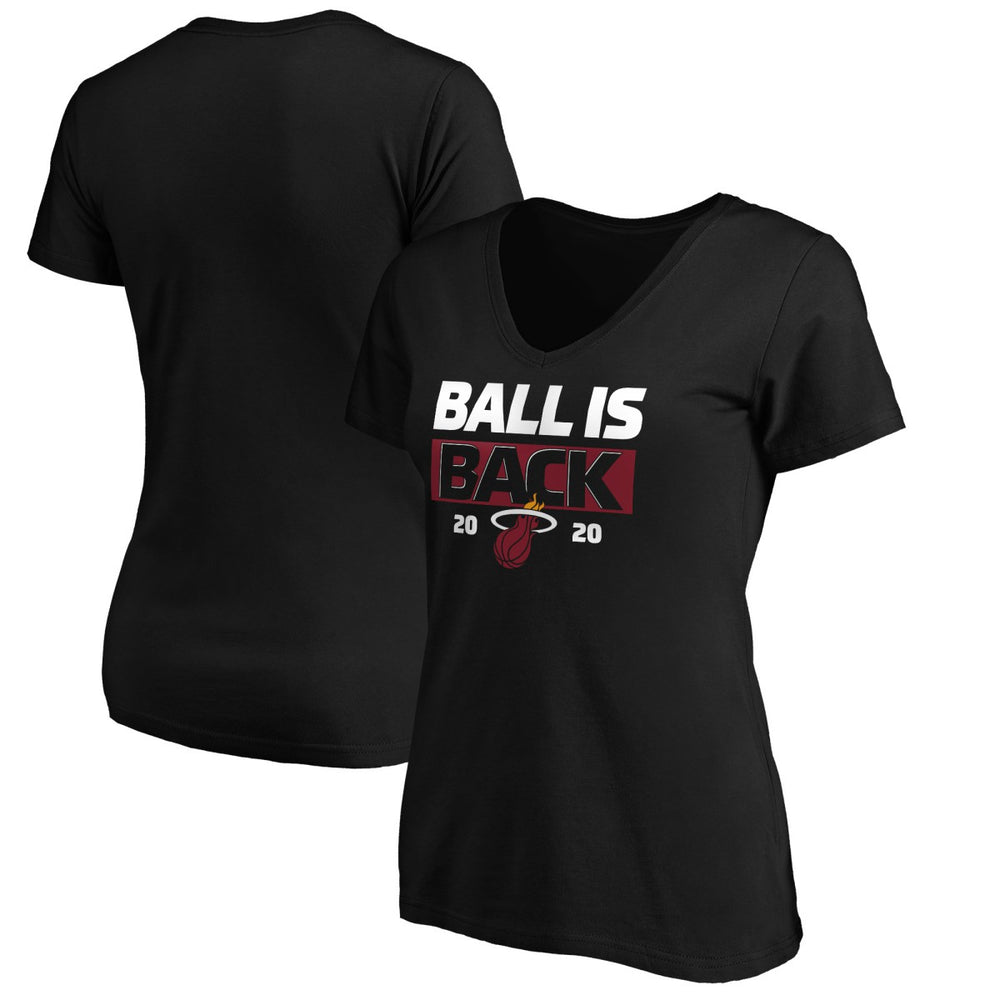 Miami Heat Women's Ball Is Back V-Neck T-Shirt Outlet