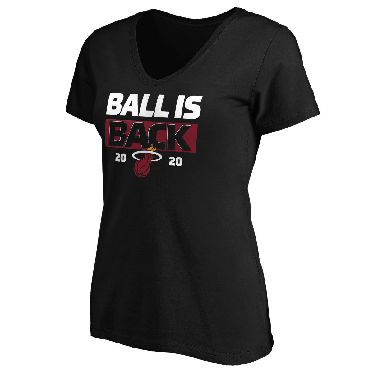 Miami Heat Women's Ball Is Back V-Neck T-Shirt Outlet