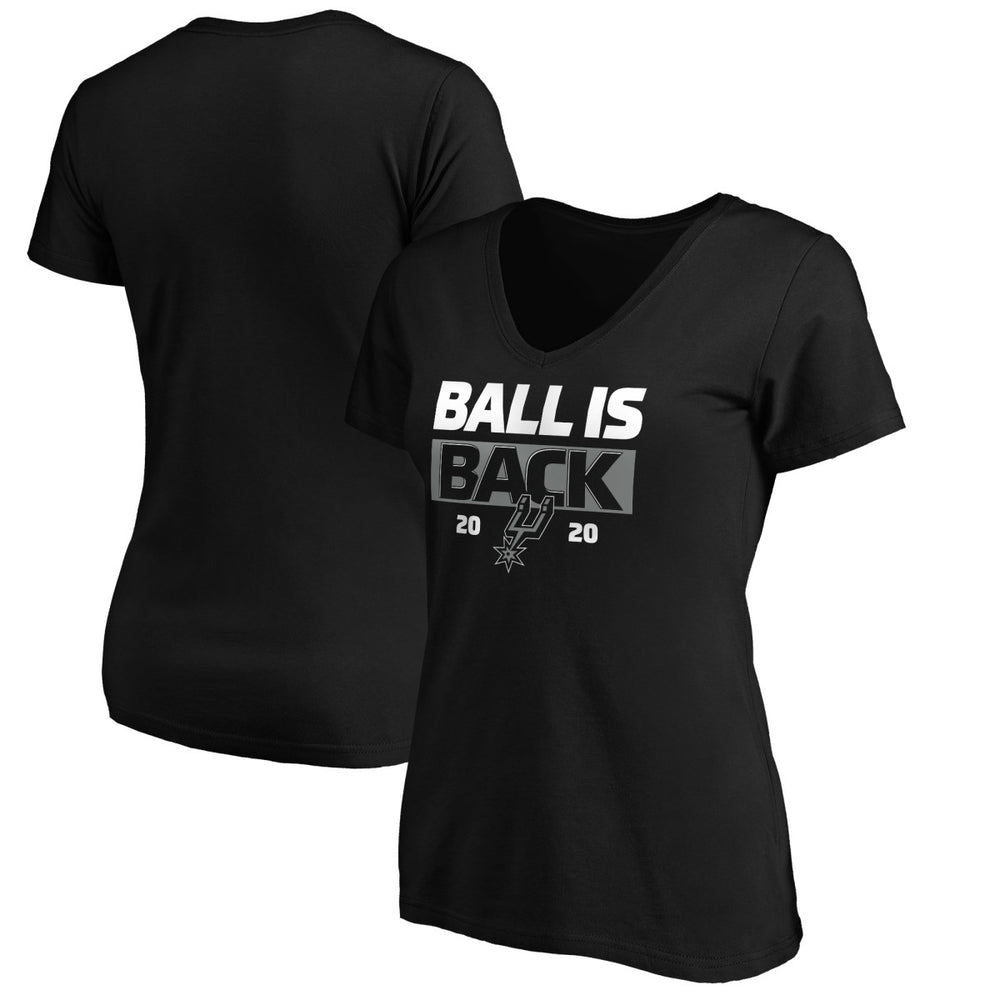 San Antonio Spurs Women's Ball Is Back V-Neck T-Shirt Online