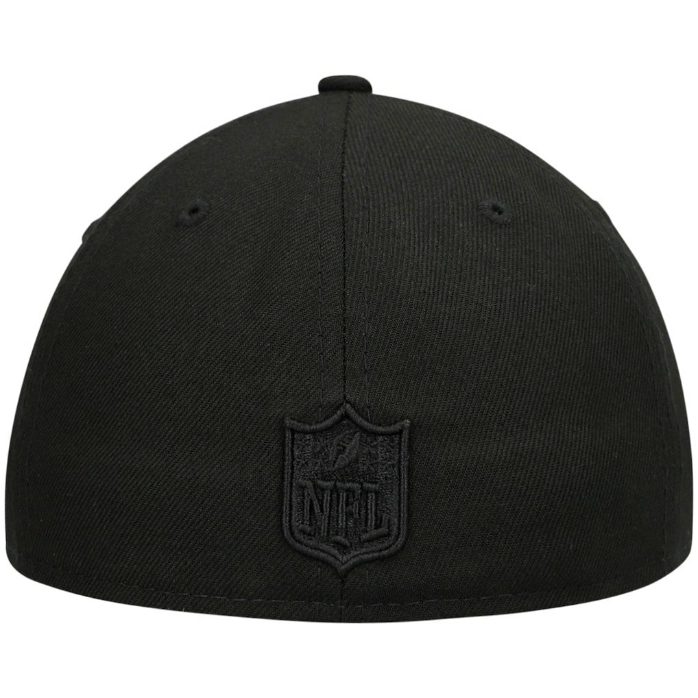 Atlanta Falcons New Era Alternate Logo Black on Black Low Profile 59FIFTY II Fitted Hat