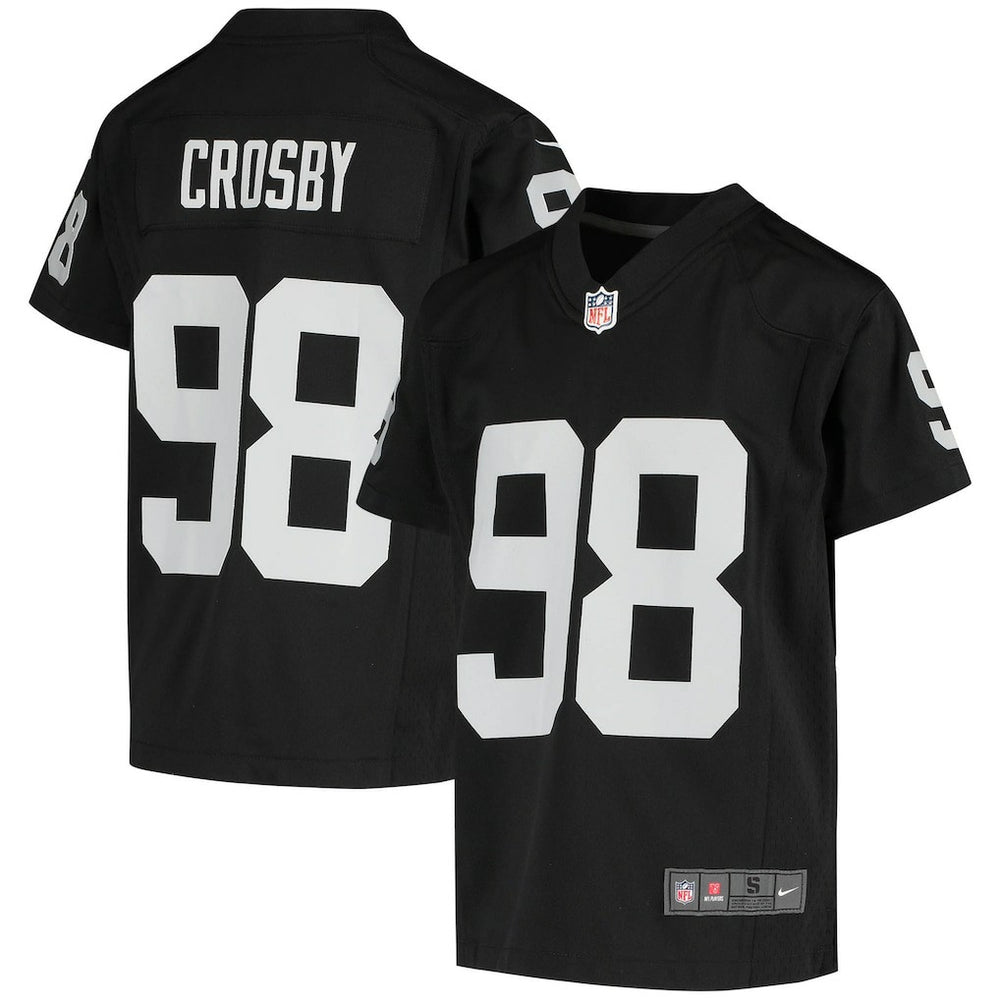 Las Vegas Raiders Nike Maxx Crosby  Youth Game Jersey