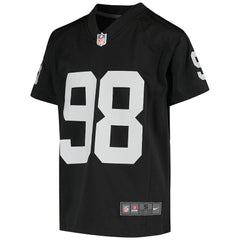 Las Vegas Raiders Nike Maxx Crosby  Youth Game Jersey