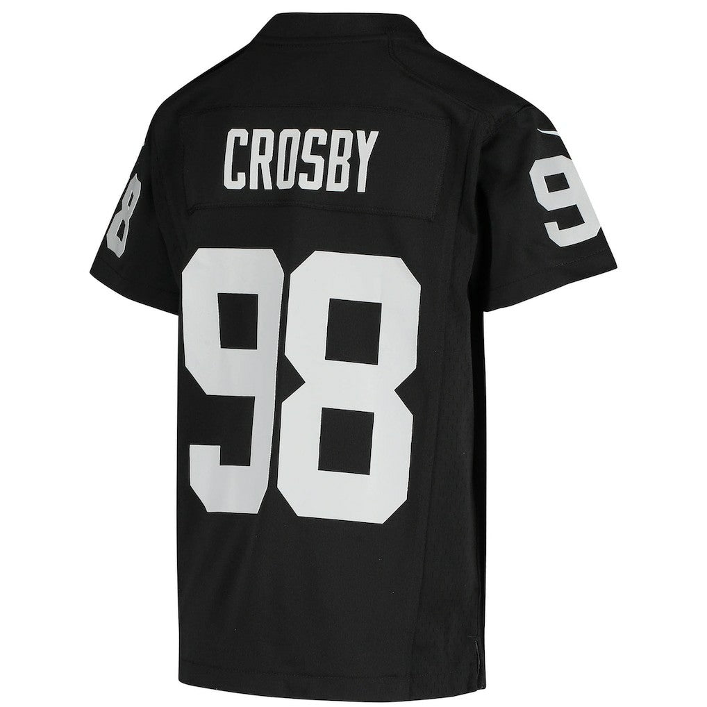 Las Vegas Raiders Nike Maxx Crosby  Youth Game Jersey