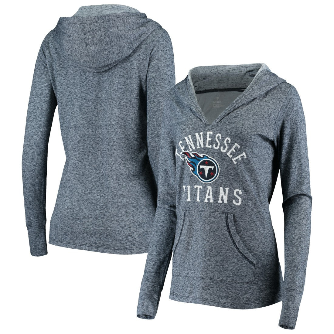 Tennessee Titans Fanatics Women's Doubleface Slub Pullover Hoodie