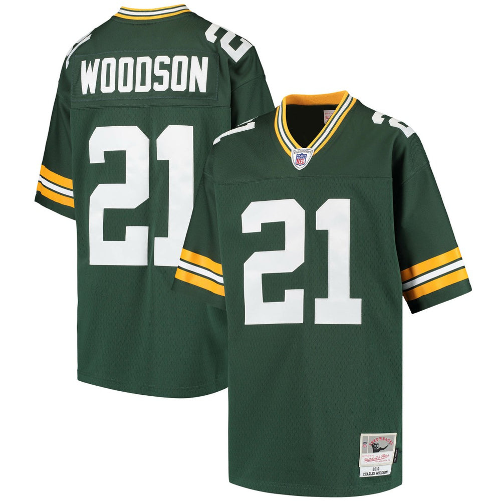 Green Bay Packers Mitchell & Ness Charles Woodson  Youth Retired Player Legacy Jersey