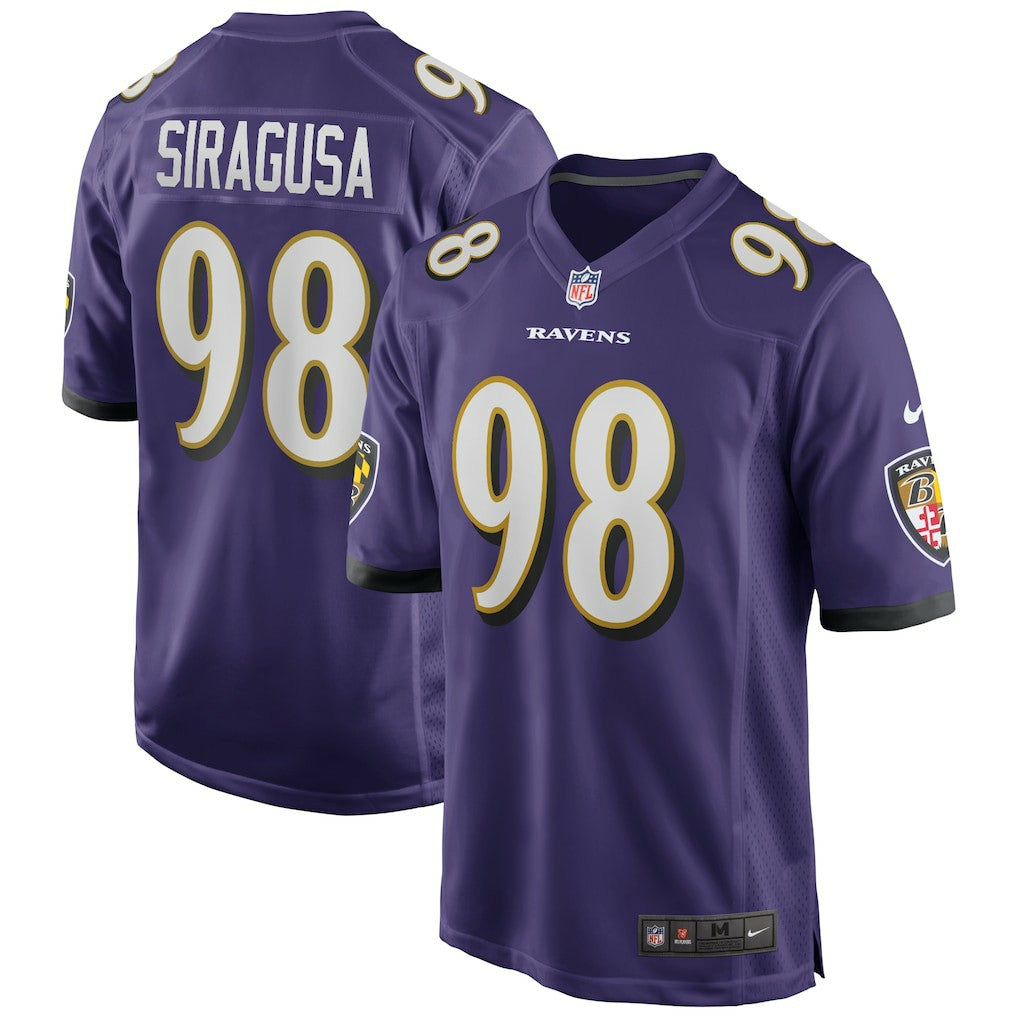 Baltimore Ravens Nike Tony Siragusa  Game Retired Player Jersey